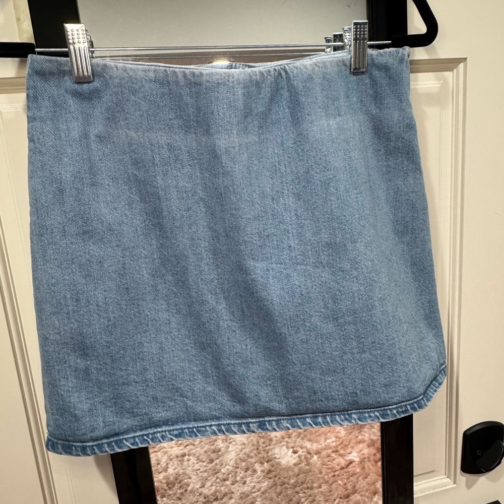 Show me your mumu denim skort size small - Picture 3 of 8